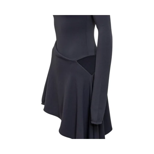 Asymmetric Draped Dress