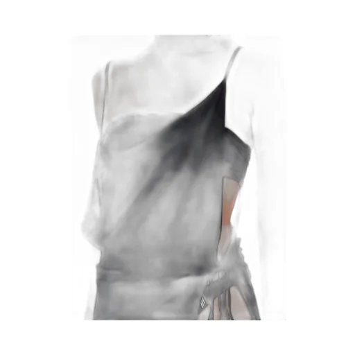 Asymmetric Slip Dress