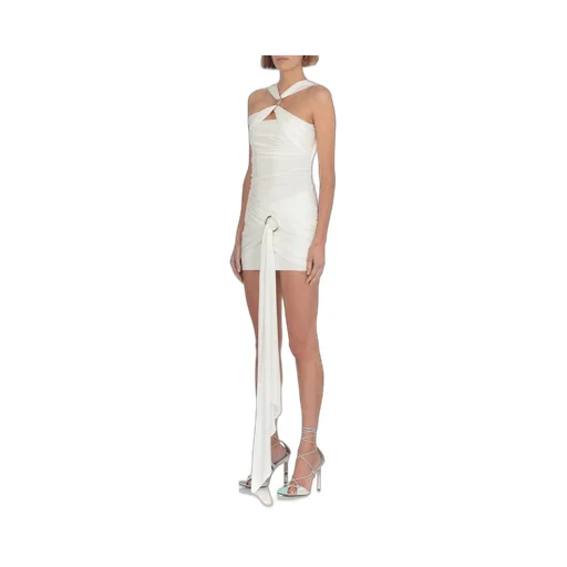 Draped Mini Skirt