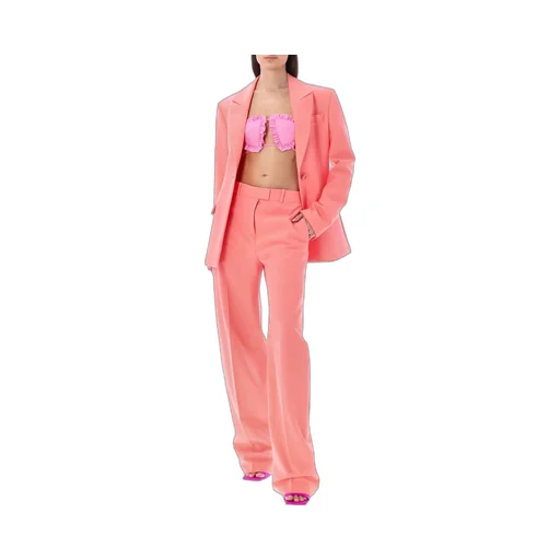 Wide-Leg Tailored Trousers