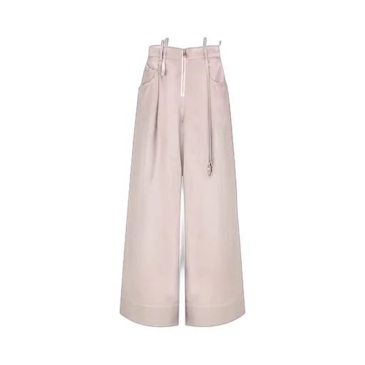 Wide-Leg Cropped Pants