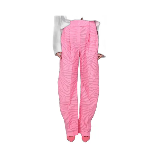 High-Waisted Pleated Trousers