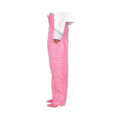 High-Waisted Pleated Trousers