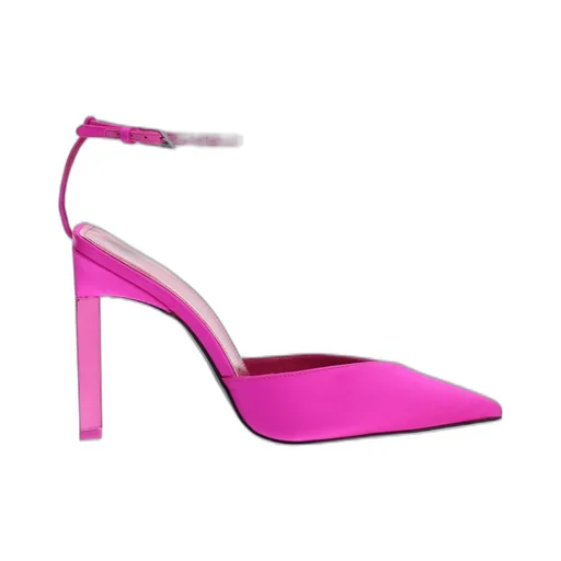 Pointed-Toe Ankle Strap Pumps