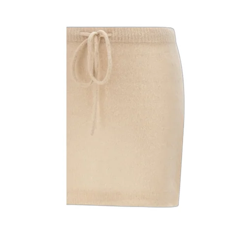 Ribbed Knit Mini Skirt