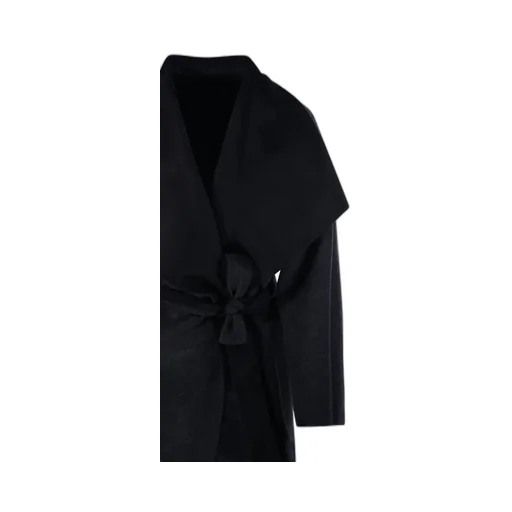 Wool Blend Shawl Collar Coat
