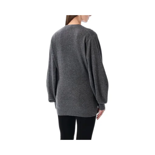 Cardigan With Balloon Sleeves