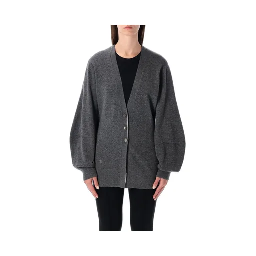 Cardigan With Balloon Sleeves