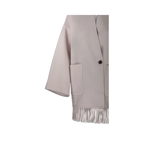 Kimono Coat With Fringe