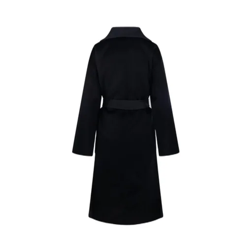 Wool Blend Shawl Collar Coat