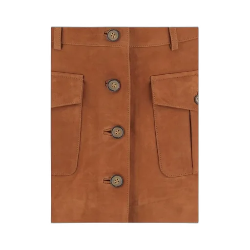 Suede Mini Skirt