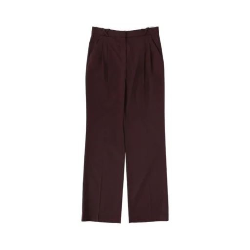 Pleated Wide-Leg Trousers