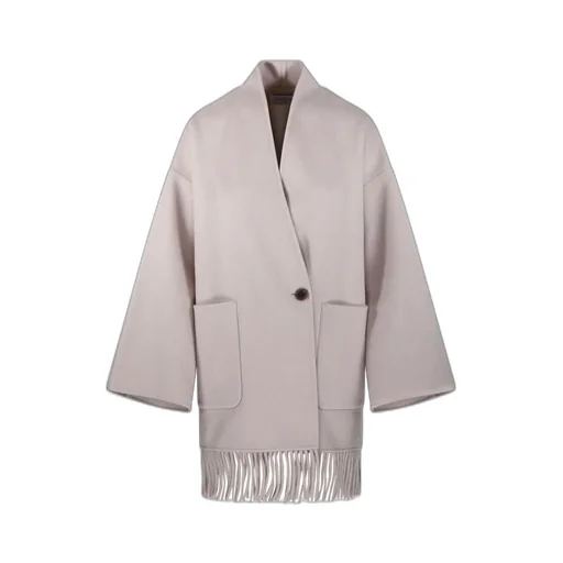 Kimono Coat With Fringe