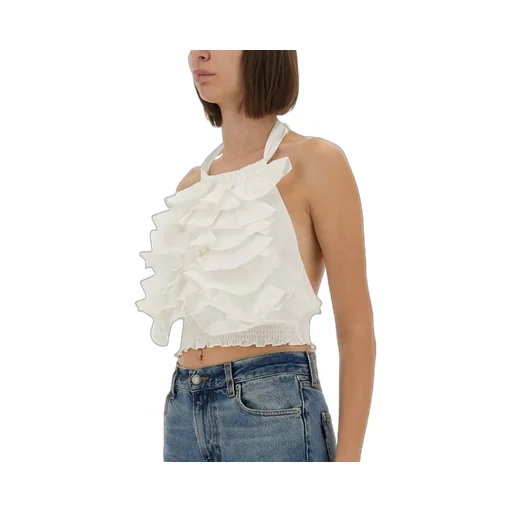 Ruffled Halter Top