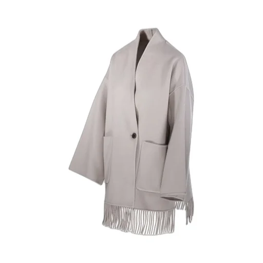 Kimono Coat With Fringe