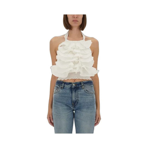 Ruffled Halter Top