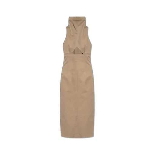 Midi Dress With Cut-Out