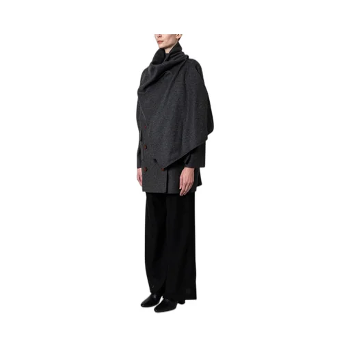 Asymmetric Wrap Coat