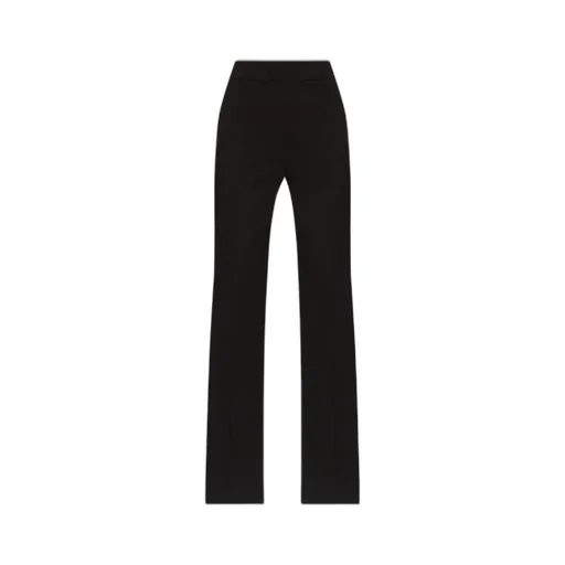 High-Waisted Flared Trousers