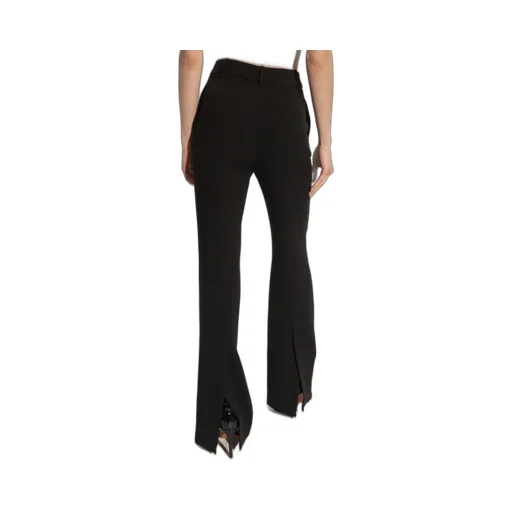 High-Waisted Flared Trousers