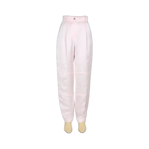 High-Waisted Satin Pants