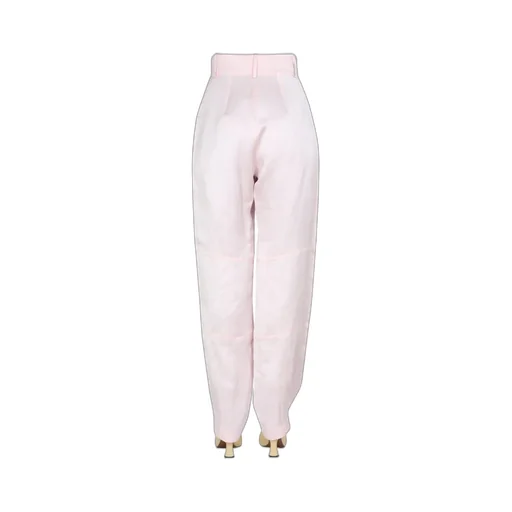 High-Waisted Satin Pants