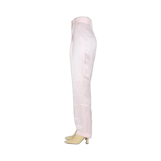 High-Waisted Satin Pants