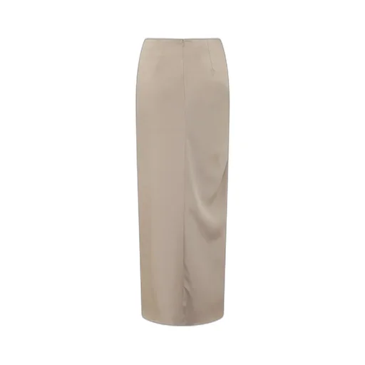 Ruched Maxi Skirt