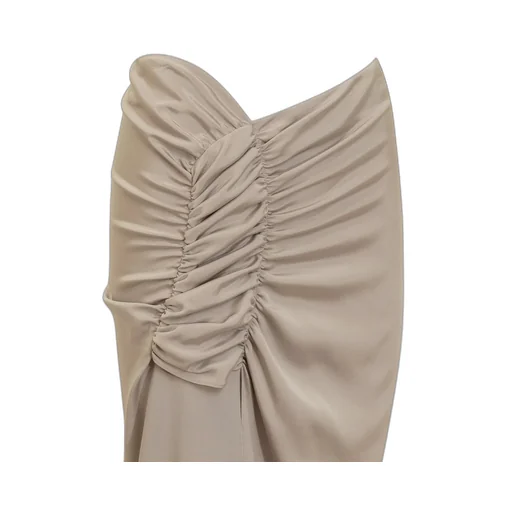 Ruched Maxi Skirt