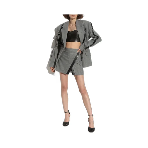 Asymmetric Wrap Skirt
