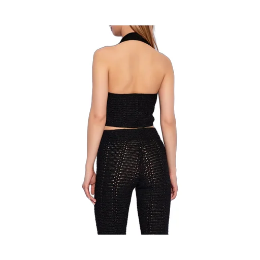 Cropped Halter Vest