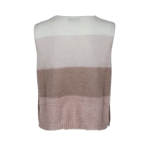Striped Knit Vest