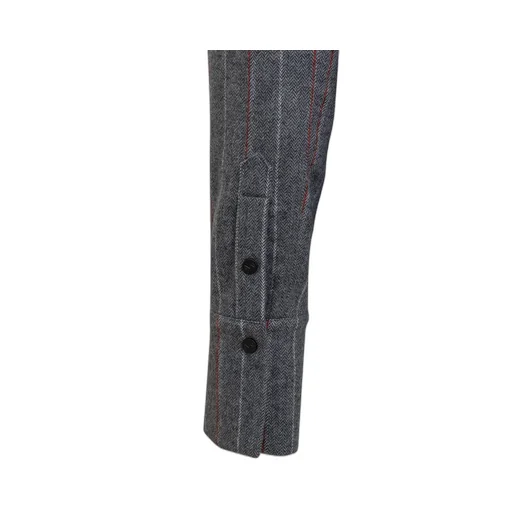 High-Waisted Flared Trousers