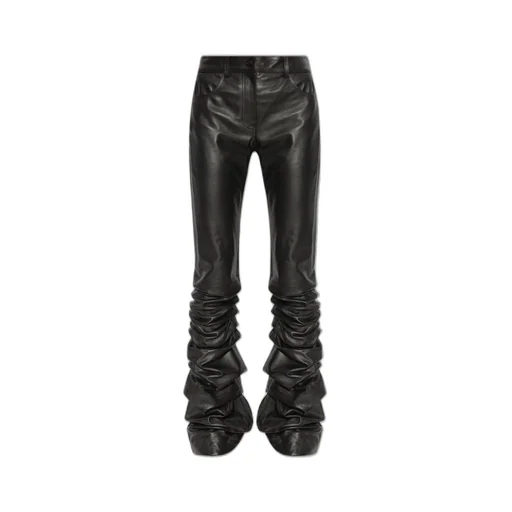 Ruched Flare Trousers
