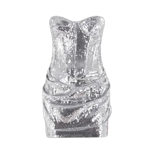 Strapless Sequin Mini Dress