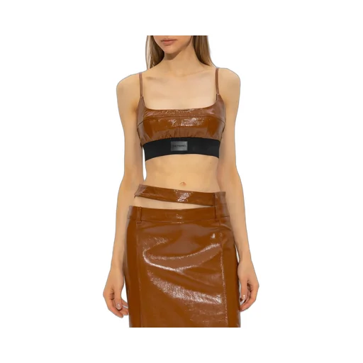 Patent Leather Crop Top