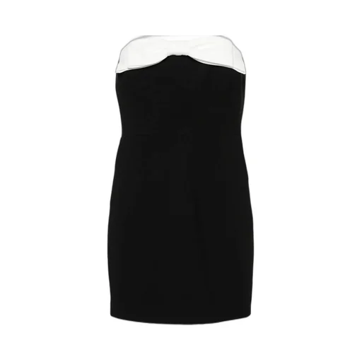 Strapless Mini Dress With Bow Detail