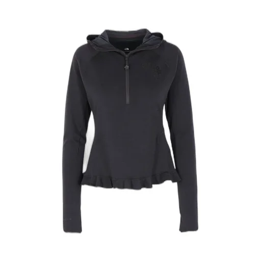 Ruffled Hem Hoodie