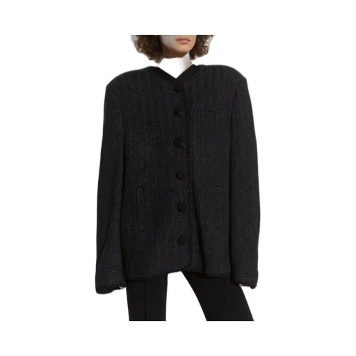 Collarless Jacket