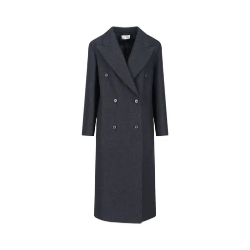 Double-Breasted Wool Coat