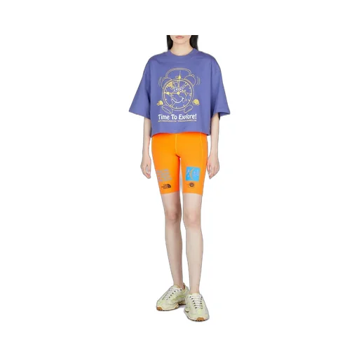 Graphic Print Cropped T-Shirt