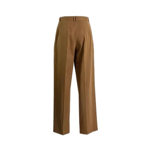 Pleated Wide-Leg Trousers