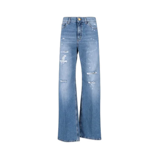 High-Waisted Wide-Leg Jeans