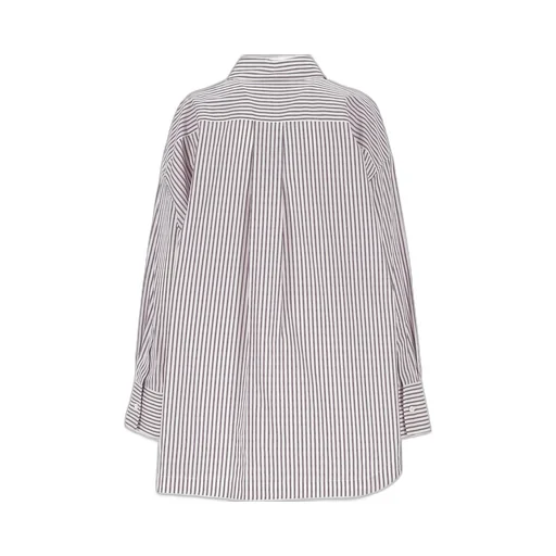 Striped Cotton Poplin Shirt
