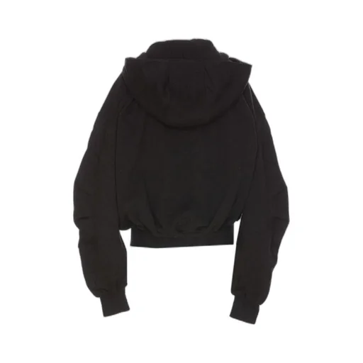Cropped Zip-Up Hoodie