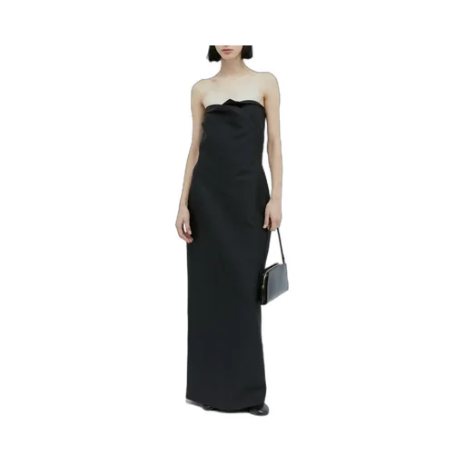 Strapless Column Gown