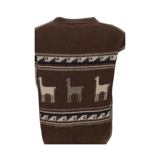 V-Neck Alpaca Sweater