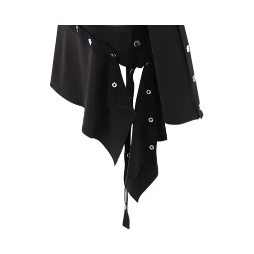Asymmetric Dress With Studs