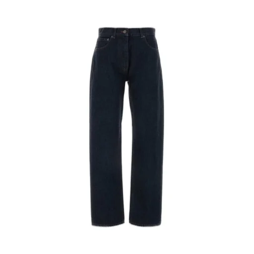 High-Rise Straight Leg Jeans