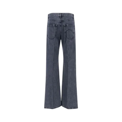 High-Waisted Flared Jeans